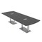 Skutchi Designs 45 in W, 144 in L, 29 in H, Engineered Wood Top, Grey HAR-AREC-46X143-DOU-ELEC-ASIANNIGHT - alternate 1